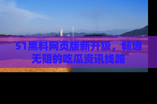 51黑料网页版新升级，畅通无阻的吃瓜资讯线路