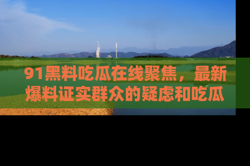 91黑料吃瓜在线聚焦,最新爆料证实群众的疑虑和吃瓜乐趣!
