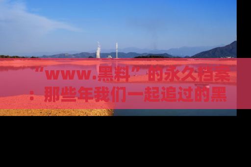 “www.黑料”的永久档案：那些年我们一起追过的黑料真相