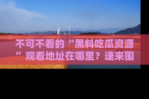 不可不看的“黑料吃瓜资源”观看地址在哪里？速来围观吧！
