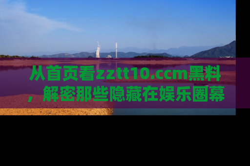 从首页看zztt10.ccm黑料，解密那些隐藏在娱乐圈幕后的丑闻故事！