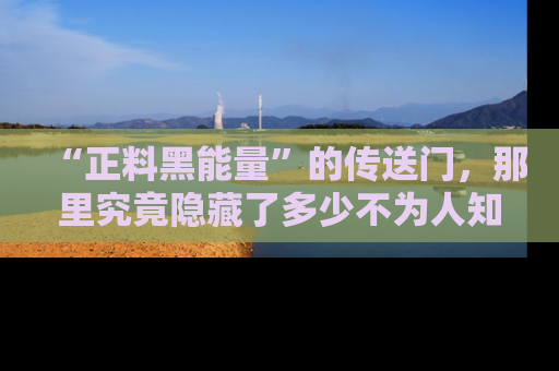 “正料黑能量”的传送门，那里究竟隐藏了多少不为人知的秘密？