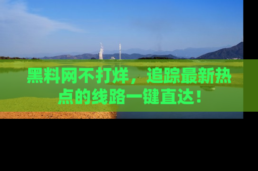 黑料网不打烊，追踪最新热点的线路一键直达！