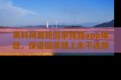黑料网最新回家线路app体验，保证回家路上永不迷路顺畅