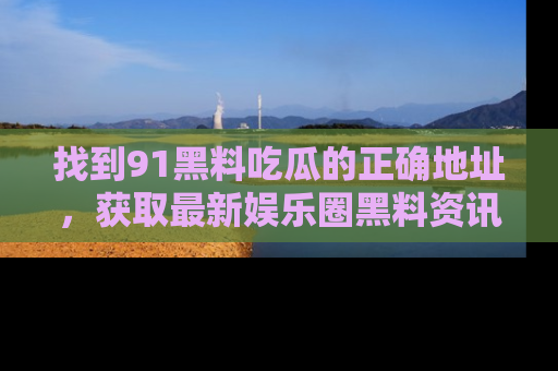 找到91黑料吃瓜的正确地址,获取最新娱乐圈黑料资讯