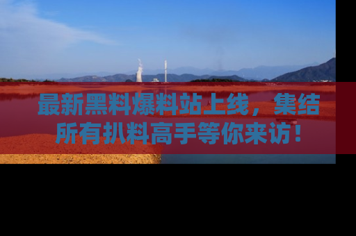 最新黑料爆料站上线,集结所有扒料高手等你来访!